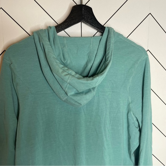 Outdoor Research | Red Rocks 1/4 Zip Hoodie Shirt Teal Size XL - Picture 8 of 11